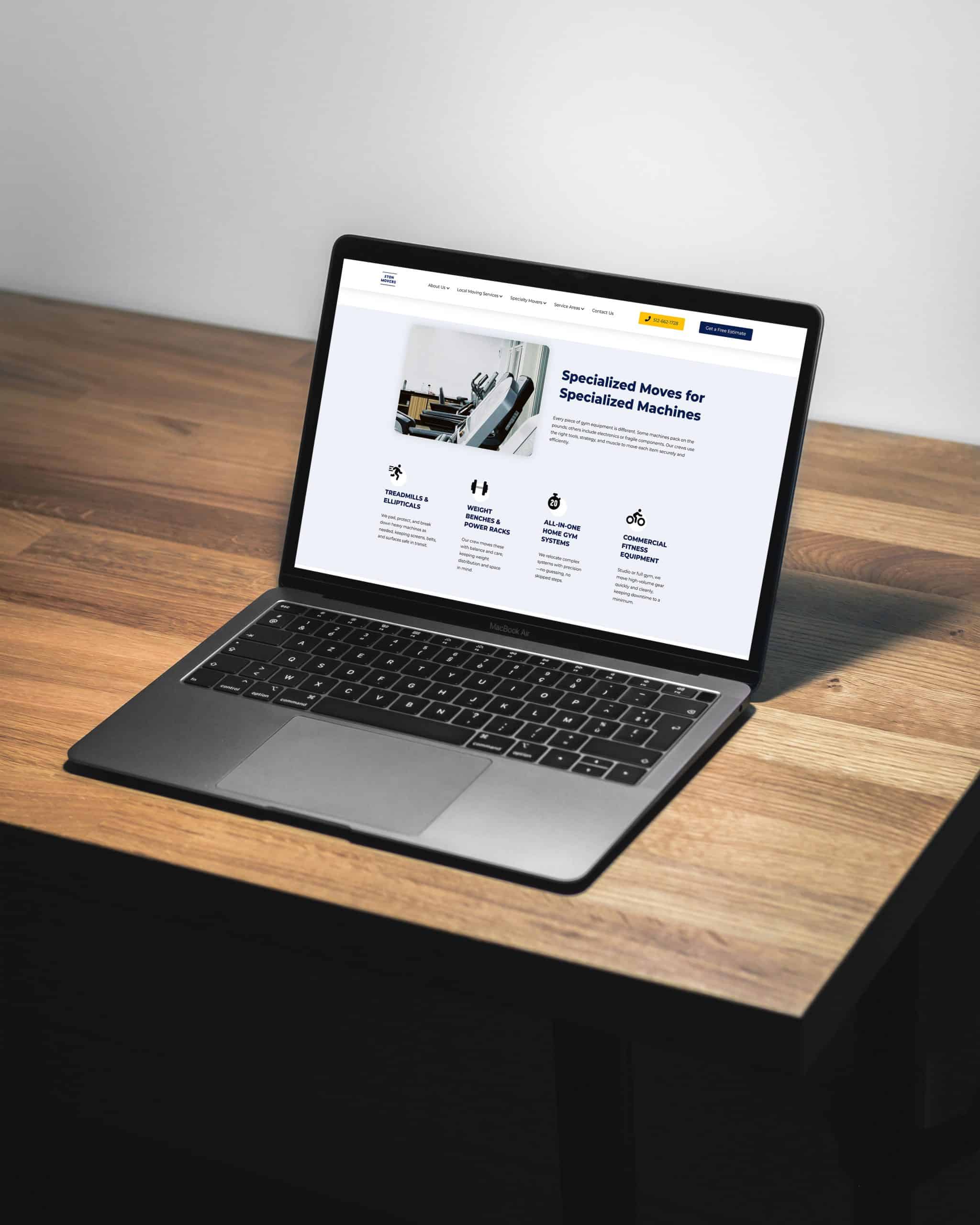 5tonmovers mockup laptop 1