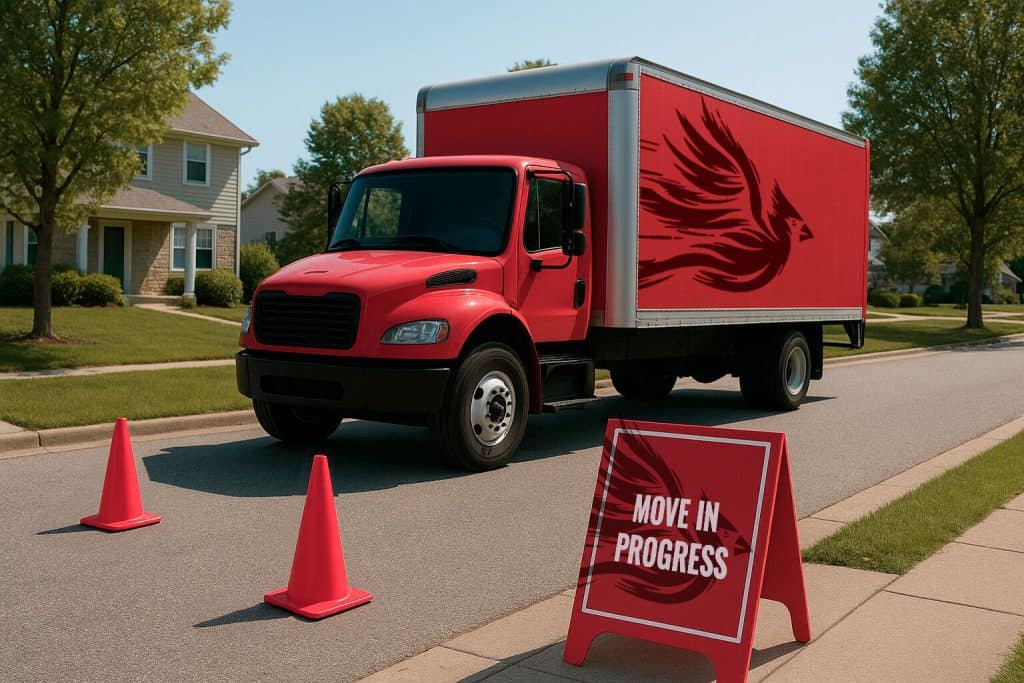 out of the box marketing moving company move in progress